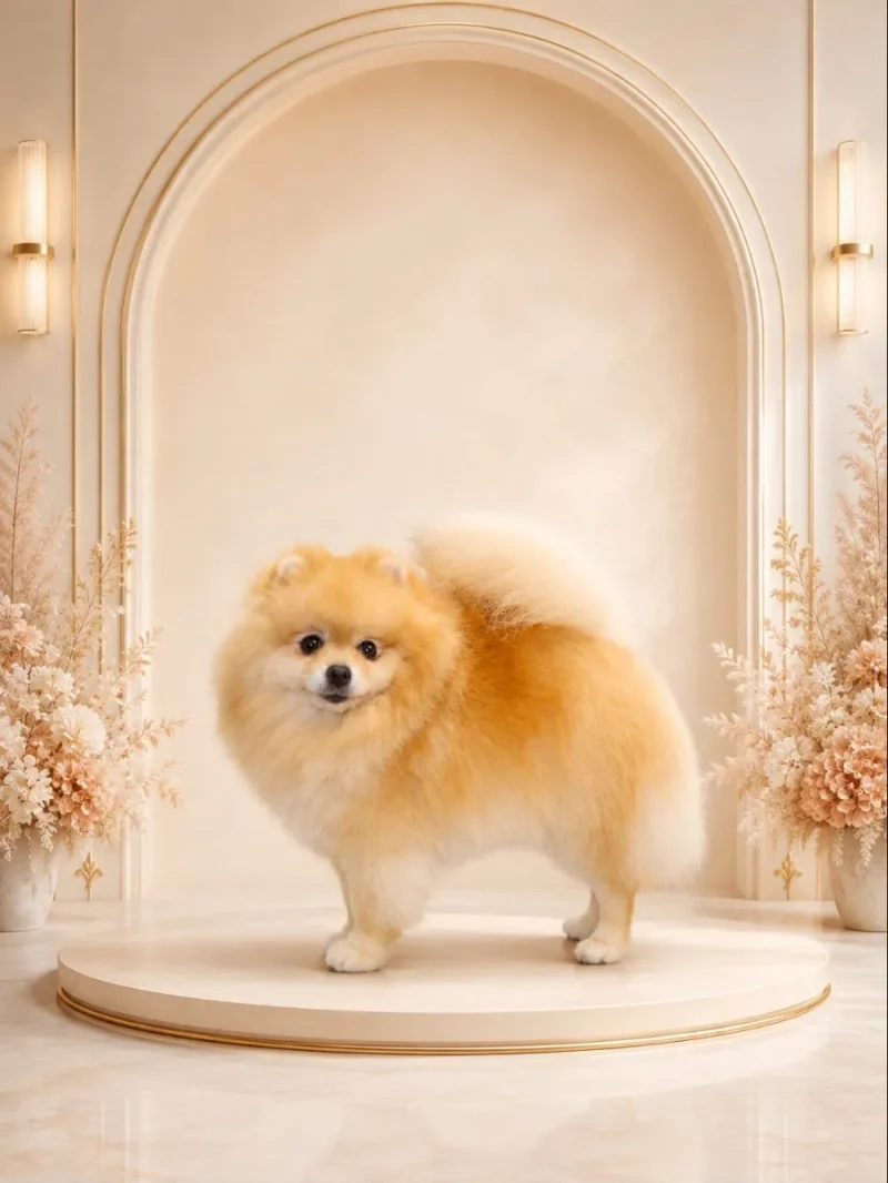 Loulou, Pomerania campeona de Can Xiu-Xiu